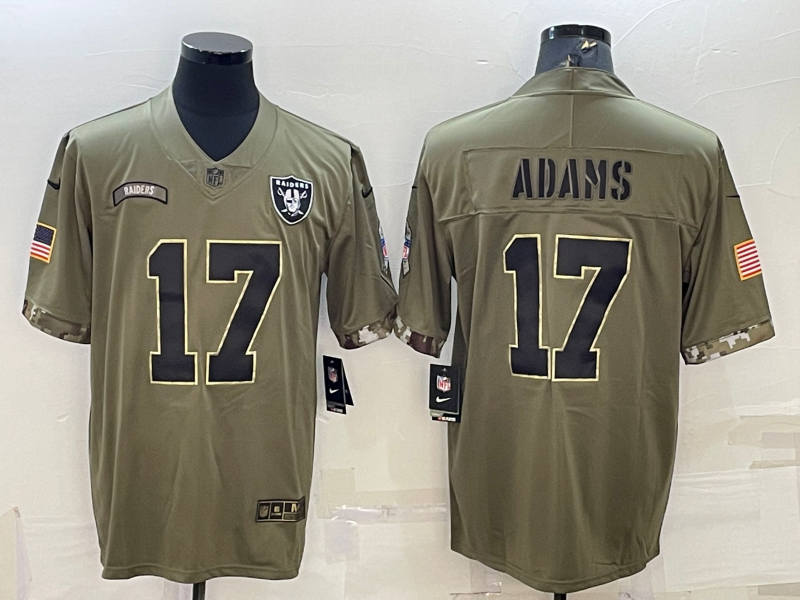 Men's Las Vegas Raiders #17 Davante Adams Jersey Stitched American Football Jerseys